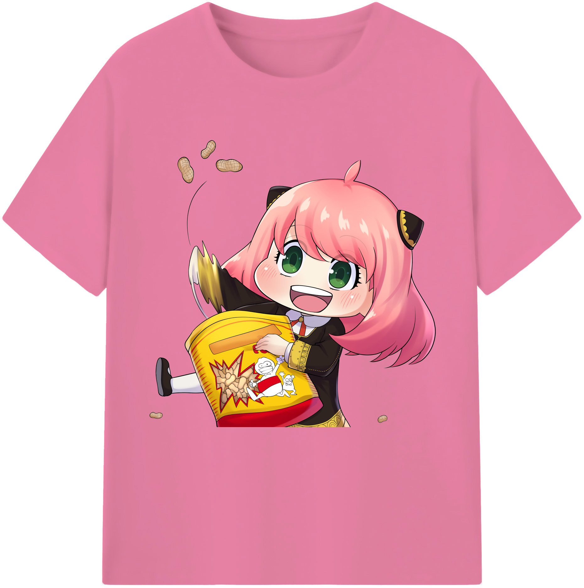 （画像用） SPY×FAMILY间谍家家酒 綿100％半袖Tシャツ（フロントプリント）